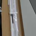 LazBlinds No Tools No Drill 1" Vinyl Mini Blinds, Cordless Blinds for Windows, Light Filtering Horizontal Window Blinds & Shades, 47" W x 64" H, White