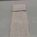 ZeeMart Rustic Cotton Linen Table Runner, 13x90 Inches Taupe, Farmhouse Style Beige Table Runners 90 Inches Long, Washable Kitchen Dining Table Decoration for Home Party Decor