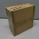 DILATATA Christmas Centerpieces 8 Inch Artificial Christmas Plant in Rectangular Wooden Pot Tabletop Pine Plants with Red Berries Cedar Leaves for Winter Holiday Party Fireplace Mantel Xmas Decor (Style 5)