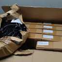 CINOTON UFO LED High Bay Lights 5000K Daylight, 155W High Bay LED Shop Light with 5' Cable US Plug, 21000LM 120V Commercial Bay Lighting for Factory Warehouse Barn Workshop Garage, UL Listed - 10 Pack