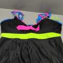 SHESHOW Tankini Swimsuits for Women 2 Piece Tummy Control V-Neck Tie Knot Flowy Color block Bathing Suit with Bottom, XX-Large