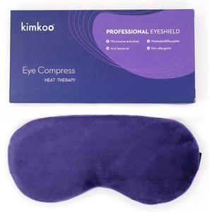 Moist Heat Eye Compress&Microwave Hot Eye Mask for Dry EyesHeated Eye Mask Natural and Healthy Therapies (Purple)