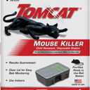 Tomcat Mouse Killer Child Resistant, Disposable Station, 4 Pre-Filled Ready-To-Use Bait Stations (4 Bait Stations)