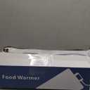 Waterproof Electric Food Warming Mat, Food Grade Silicone Warming Tray with 17 Temp Setting and 6 Hours Timer, Full Surface Warming Mat for Food, Roll Up Food Warmer Mat for Parties (Dark Gray)