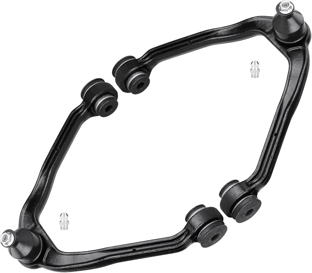 Front Upper Control Arms w/Ball Joint for Escalade 02-06, Chevy Silverado 99-06, Suburban 1500 Tahoe Avalanche Express GMC Sierra Savana Yukon Suspension Kit K80826 15864153 (2pcs)