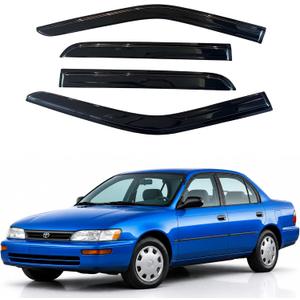 Window Visors Rain Guards for 1993-1997 Toyota Corolla Sedan