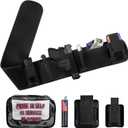 WarBull Belly Band Holster for Men Women, Concealed Carry Holster with Zip Pocket and Removable Pouches, Breathable Neoprene Gun Holster Fits for Glock Ruger S&W M&P Most Pistols and Revolvers