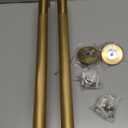 Grab Bars for Shower, 2 Pack 24-Inch Anti Slip Shower Handles for Elderly, Safety Shower Grab Bar, Stainless Steel Handicap Grab Bars for Bathroom,Toilet (Gold, 1" Diameter)