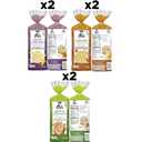 Quaker Large Rice Cakes, Gluten Free, 3 Flavor Variety Pack, 6 Count