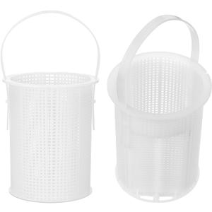 Geelin 2 Pcs Pool Pump Basket Replacement Compatible with Pentair Generic 36343, R38024, 355318, V36-192 Pool Strainer Filter Skimmer Basket for Swimming Pool(White)