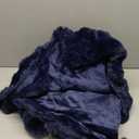 Faux Rabbit Fur Throw Blanket for Couch, Fluffy Warm Plush Thick Bubble Blanket for Bed Sofa Living Room, Soft Cozy Furry Blanket, 50x60 inches, Navy Blue