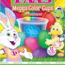 PAAS Megga Color Cups Egg Decorating Kit: Dye 12 Eggs at The Same Time!