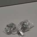 bayite 4 Pack 1" Low Profile Casters Wheels Soft Rubber Swivel Caster with 360 Degree Top Plate 100 lb Total Capacity for Set of 4 (2 with Brakes & 2 Without)