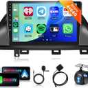 8Core 4G+64G Carplay Radio for Honda Odyssey 2005-2010 Car Stereo with 10.1'' 1280x720 IPS Touchscreen Wireless Carplay Android Auto, DSP/46EQ,Bluetooth 5.0 FM/RDS GPS WiFi MirrorLink SWC Backup Camera