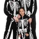Spooktacular Creations Halloween Skeleton Costume, Family Matching Skeleton Costume for Halloween Cosplay Party (Small, Black)