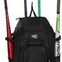 Rawlings | LEGION 2.0 Player's Backpack | Baseball/Softball | Multiple Styles (BLACK)