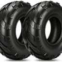 HIAORS 145/70-6 145 70-6 Tire Tubeless Compatible with Coleman CC100X CT100U GMB100 Baja Dirt Bug Doodle Bug DB30 Motovox MBX10 MBX11 Monster Moto MMB80 Mini Bike Kazuma 110cc ATV Quad Go Kart 2 Pack