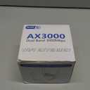 AX3000 WiFi Extender Signal Booster, Internet Wireless Repeater for Home, 300Mbps WiFi Booster with Ethernet Port, Dual Band 2.4G/5G, 4 Antennas