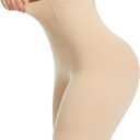 sellto Shapewear Tummy Control High Waisted Body Shaper Shorts Women Seamless Girdles Under Dresses Shorts Thigh Slimmer 2XL