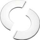 Wall Split Flange, Stainless Steel Round Escutcheon Plate for 2.4"/61mm Diameter Pipe, Pack of 3 (61mm/2.40'')