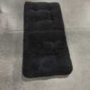 Foldable Cushioned Chair, Black – Assembly Required, Compact Portable Floor Chair, 24” x 24” x 8” Folded, Expands to 48” Long