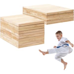 Geetery Wood Breaking Board Martial Arts Taekwondo Karate Breaking Boards for Adults Boxing Equipment