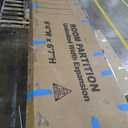 Upgrade Version Room Partition and Divider, Freestanding Rolling Dividers with Wheels,Office Privacy Screen Divider Wall, Classroom Felt Dividers,6'L* 6'7"H,3 Panel,Light Grey