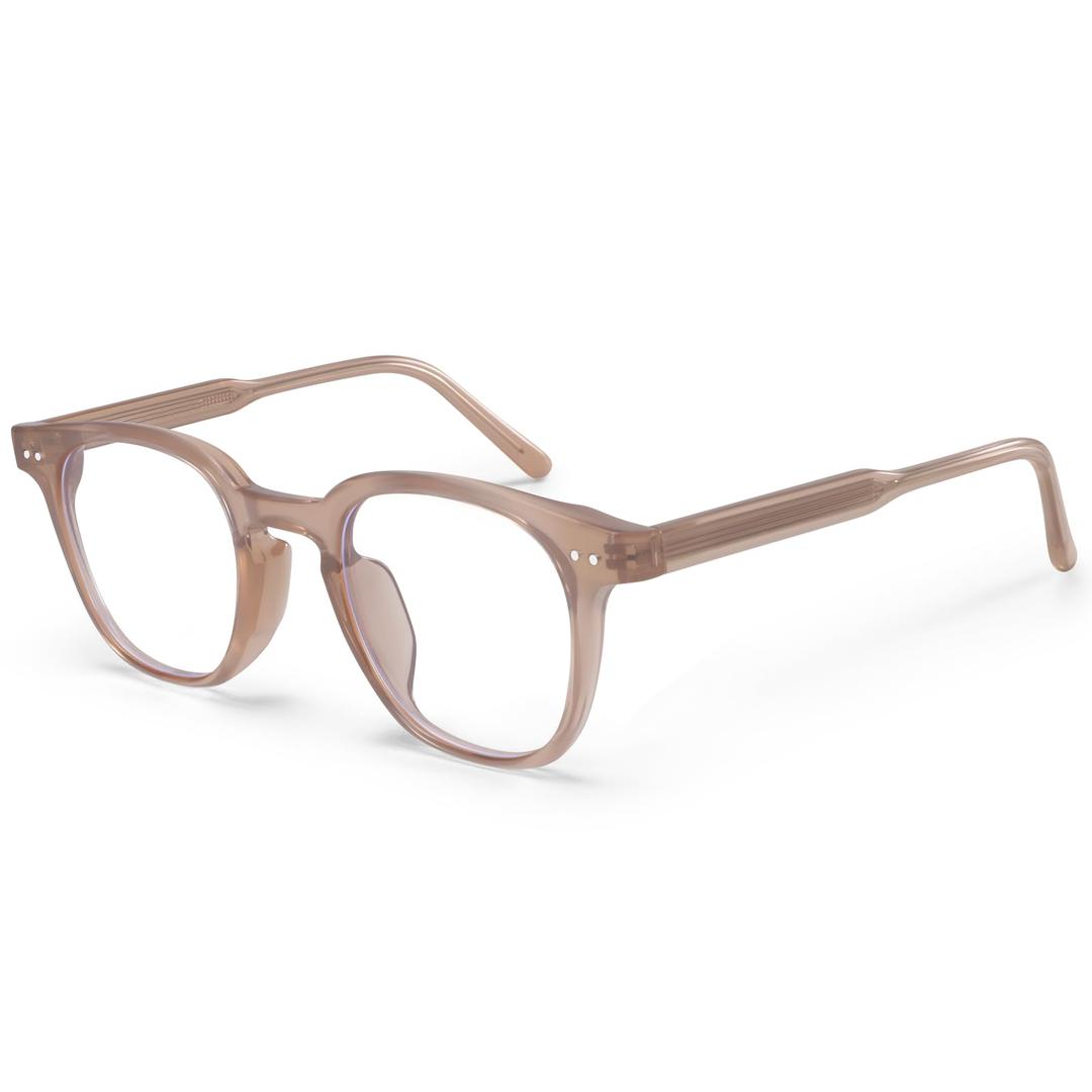 Dollger Square Blue Light Blocking Glasses Women Men Computer Eyeglasses Fashion Light Weight TR90 Blue Light Glasses