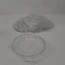 12 Pcs 13'' Gold Clear Plastic Charger Plates with Bead Rim Round Clear Beaded Charger Plate Decorative Dinner Tableware Wedding Birthday Xmas Thanksgiving Halloween Party Table Dinner Decor