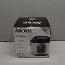 AROMA Digital Rice Cooker, 4-Cup (Uncooked) / 8-Cup (Cooked), Steamer, Grain Cooker, Multicooker, 2 Qt, Stainless Steel Exterior, ARC-914SBD