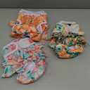 Washable Dog Diapers Female 3 Pack Reusable Highly Absorbent Doggie Diapers, Flexible Doggy Diapers Female Durable Leak-Proof Diapers for Dog Period Heat Incontinence Potty Training, Medium