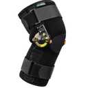 Nvorliy Hinged ROM Knee Brace with Side Stabilizers & Locking Dials, Post Op Knee Immobilizer for Arthritis, ACL, MCL, PCL, Meniscus Tear, Injurie/Knee Pain, Medical Orthopedic Support (Large)