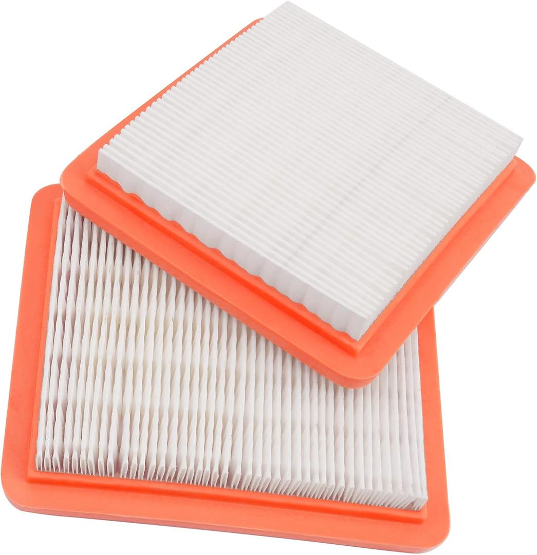 2 PCS 17211-Z8B-901 Air Filter Compatible with Honda HRX217 HRR216 HRC216 HRT216 HU800AWD HRB216 HRB217 HRS216 HRZ216 GCV160LAO GCV190LA GC190LA GCV200LA HRN216 Series Lawn Mower EB2800I EG2800I
