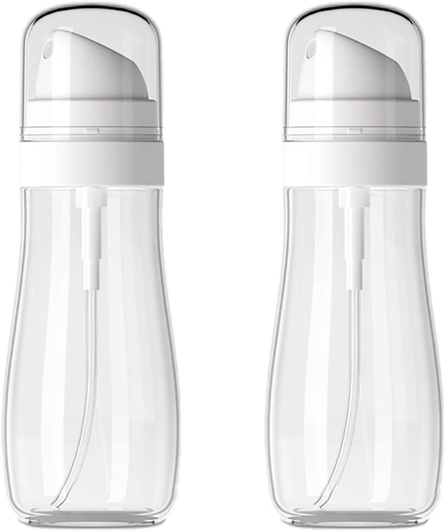 Yolaist Small Spray Bottle with Fine Mist, 2 Pack 3.4oz/100ml TSA Approved Travel Size, Refillable Empty Mister Spray Bottles for Hair, Face, Plants, Cleaning, Cosmetics & Essential Oils