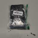 Bamboo Knee Sleeve, Black Bamboo Compression Knee Brace, Elastic Breathable Knees Braces, Thicken Thermal Relieve Knees Pain Leg Pads for Women Men Running Volleyball Cycling Dance(Large)