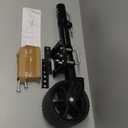 8-inch Wheel Trailer Jack, 13" Vertical Movement, 2000 lbs, for RV, Boat, Trailer and More (Black)