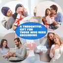 3 x Little Ouchies Pain Fidget  Spiky Sensory Roller for Adults, 3D Printed Tactile Stim Keychain, Discreet Pocket-Sized Ouchies Fidget Toy for Anxiety Relief, Focus & Emotional Grounding (Red Gold, M)