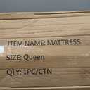 4.7 Inch Memory Foam Mattress Replacement with Washable Cover for Sleeper Sofa and Couch Beds, Queen Size, CertiPUR-US Certified (Sofa Not Included)