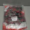 BBTO 48 Pieces Plush Cuff Christmas Mini Stockings 7 Inch Buffalo Plaid Hanging Stockings Xmas Candy Holder Tableware Holders (Snowflake)