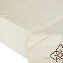 Bioweaves 100% Organic Cotton Mattress Pad Cover, GOTS Certified Cooling Quilted Fitted Mattress Topper & Protector with Soft Cotton Wadding - 20 Inch Deep Pocket, Queen