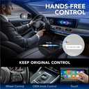 2026 Wireless CarPlay Adapter & Android Auto Wireless Adapter 2-in-1, Apple Car Play Dongle for iPhone & Android, Convert Wired to Wireless, 5.8GHz WiFi No Delay, Plug & Play USB-A/C for OEM Cars