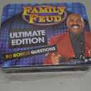 Spin Master Games, Family Feud: Ultimate Edition, Includes Tin Storage Box & 50 Bonus Questions, Friendly Competition Game, Family Game Night, 3+ Players, for Ages 8 & Up