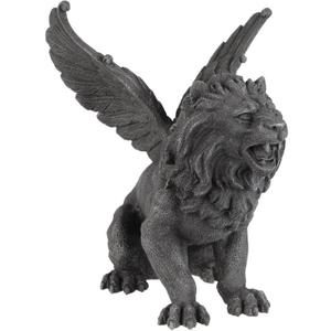 PTC 6.5 Inch Resin Medieval Winged Lion Gargoyle Statue Figurine