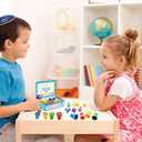 24 Multicolored Hanukkah Stampers, Each Stamp Includes A Fun Chanukkah Icon Including Menorah, Dreidels and Coins, 12-Pack Box (2-Pack)