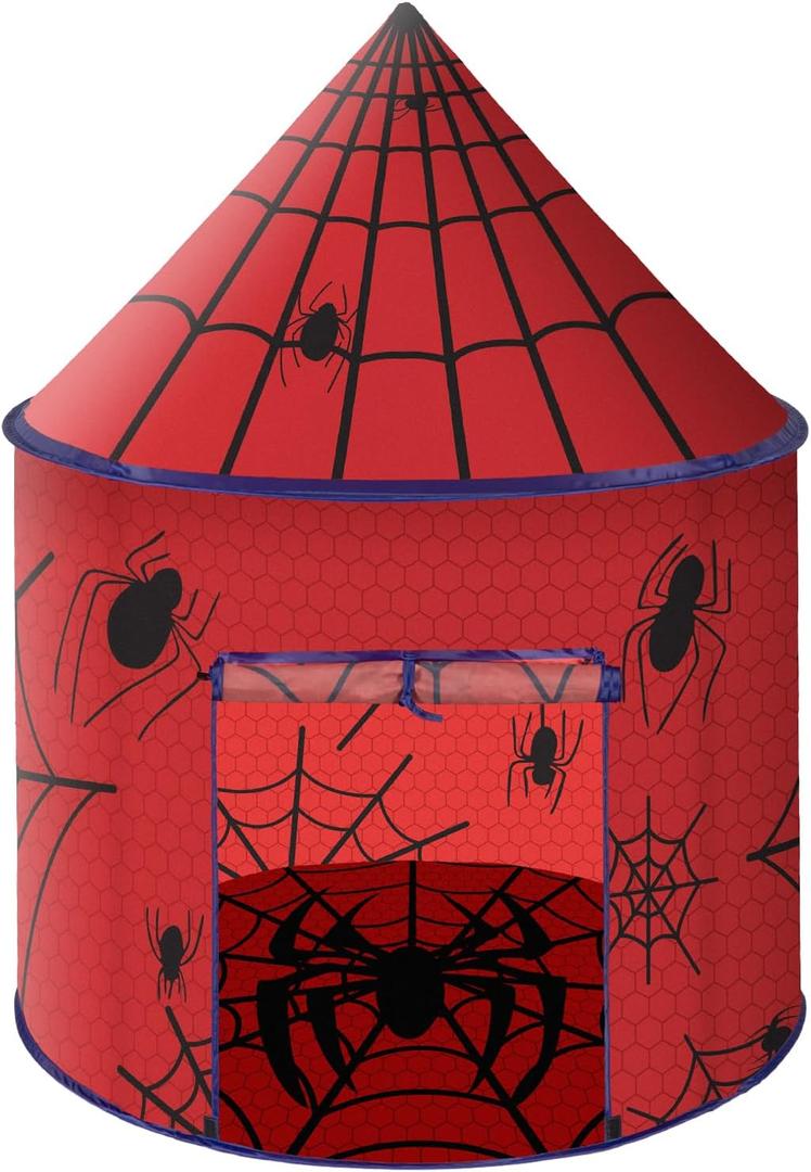 Kids Play Tent Pop Up Play Tent for Kids Playhouse Indoor Outdoor Toddler Tent with Breathable Mesh for Childrens Ages 3-8, Gift Idea for Girls and Boys Birthday Toy House (40"D x 40"W x 49"H)