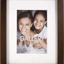 Malden International Designs 8x10 Matted To 5x7 Walnut Picture Frame (1168-75)