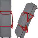 Cuddly Nest Wheeled Canopy Bag Replacement for 10x20ft Pop Up Canopy Tent-Rolling Carry Storage Bag with Sturdy Handles/Buckle Strap and Pocket