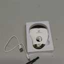 3-in-1 Electric Nail Clipper for Baby & Adults, USB Rechargeable Trimmer with LED Light, Polisher and Storage Container, Adjustable Speeds Nail Clipper for Kids, Seniors & Caregivers (Safe & Quiet) (White)