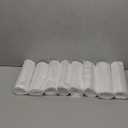 2 Gallon Small Trash Bags, Clear, 50 Counts/ Rolls