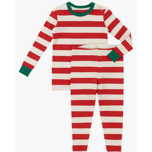 AVAUMA Pajama Set Cute Snug fit Christmas Pattern Design Pjs Cotton Sleepwear Size M